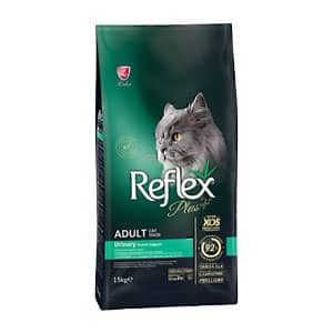 غذای خشک گربه مدل یورینری با طعم مرغ رفلکس پلاس 1500 گرمی